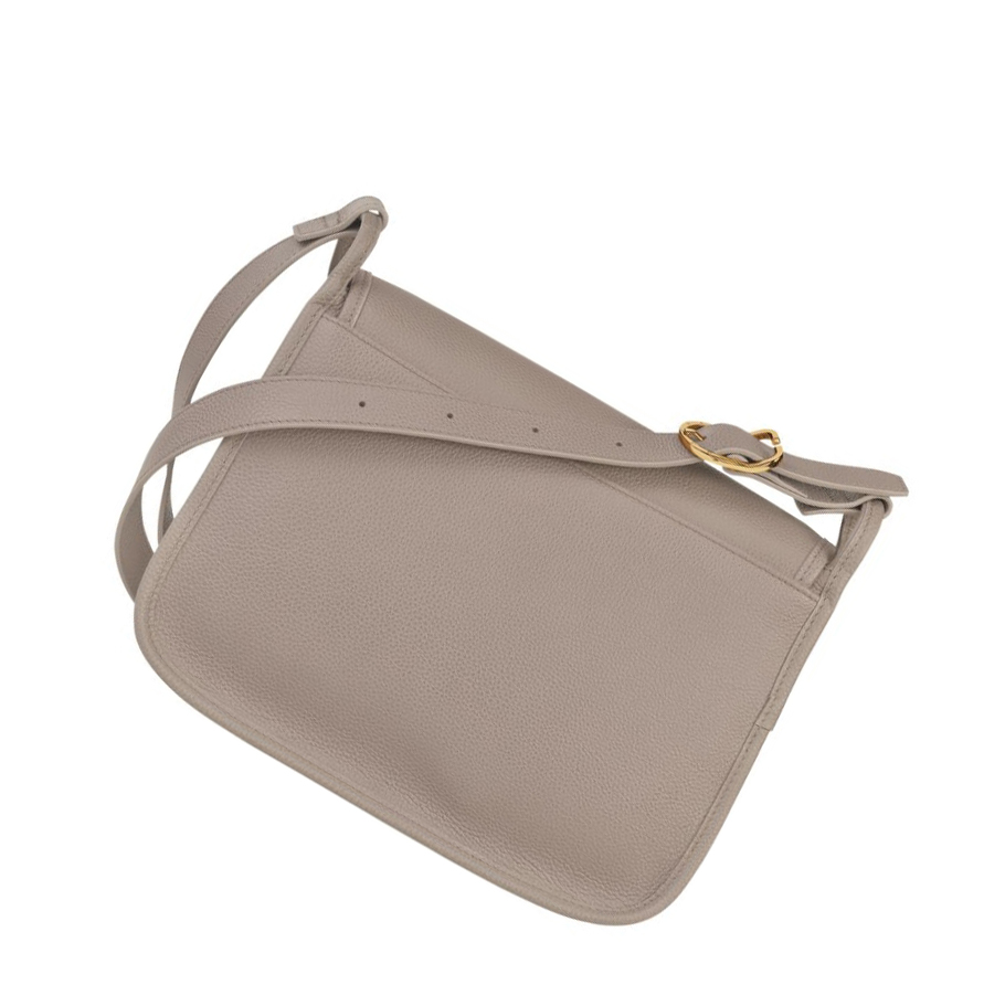 Bolsos Cruzados Longchamp Le Foulonné L Mujer Gris | ES-JTSK386