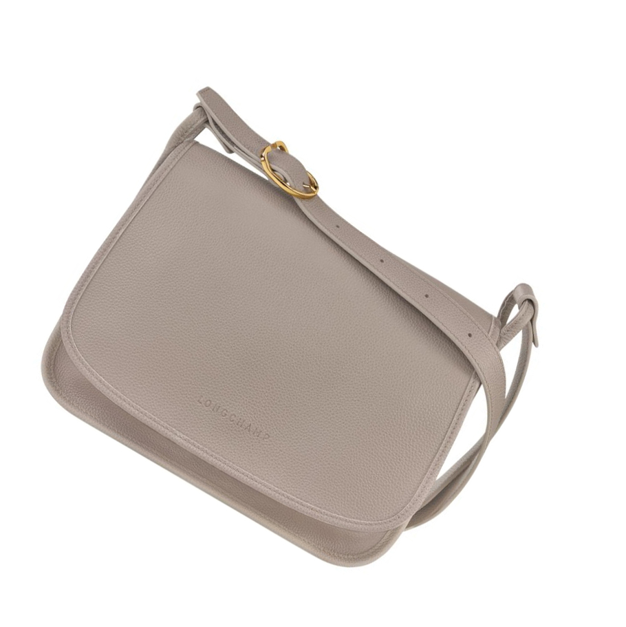 Bolsos Cruzados Longchamp Le Foulonné L Mujer Gris | ES-JTSK386