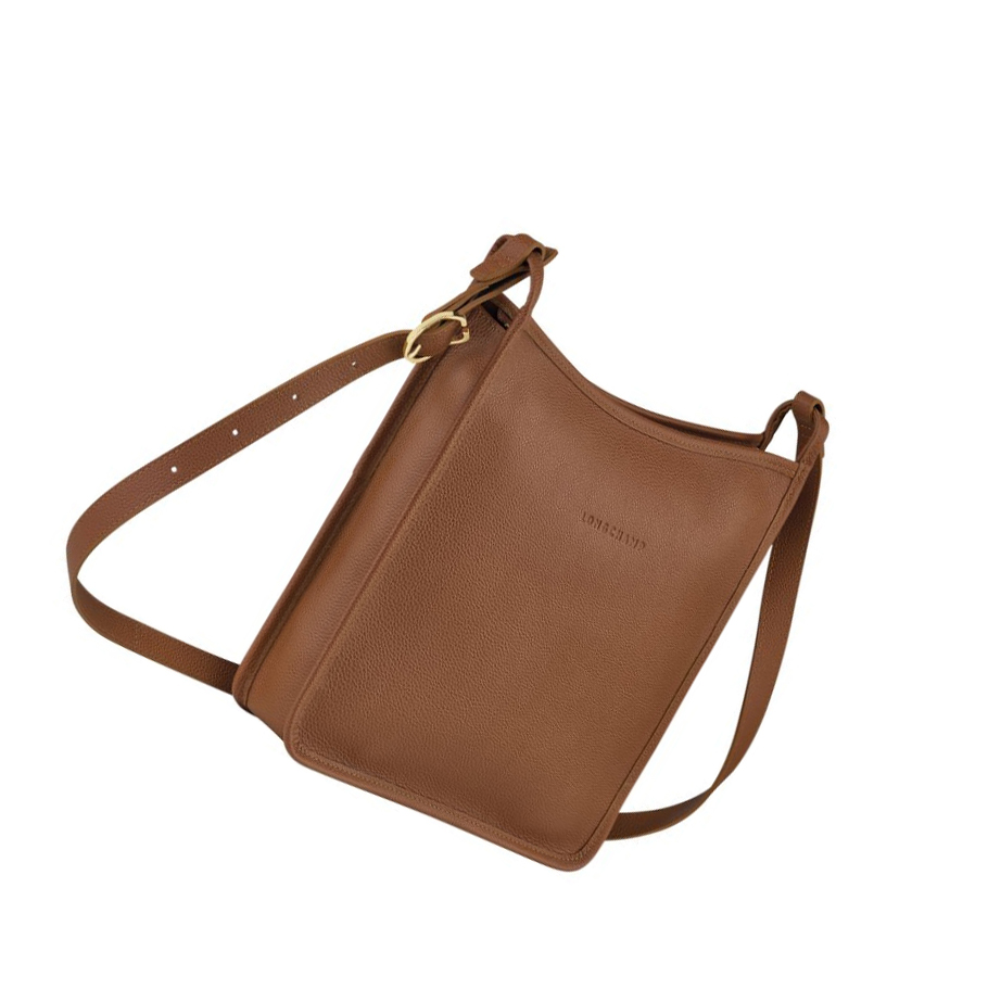 Bolsos Cruzados Longchamp Le Foulonné L Mujer Marrones | ES-OGTI106
