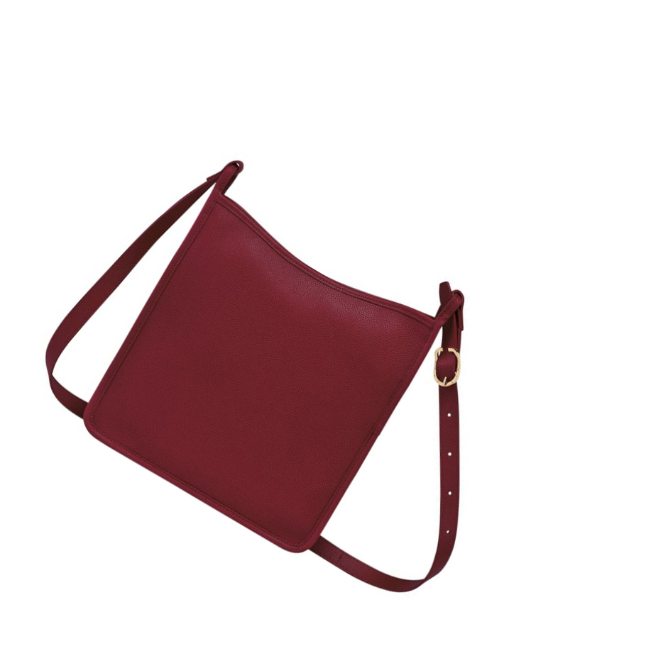 Bolsos Cruzados Longchamp Le Foulonné L Mujer Rojas | ES-QPSU635
