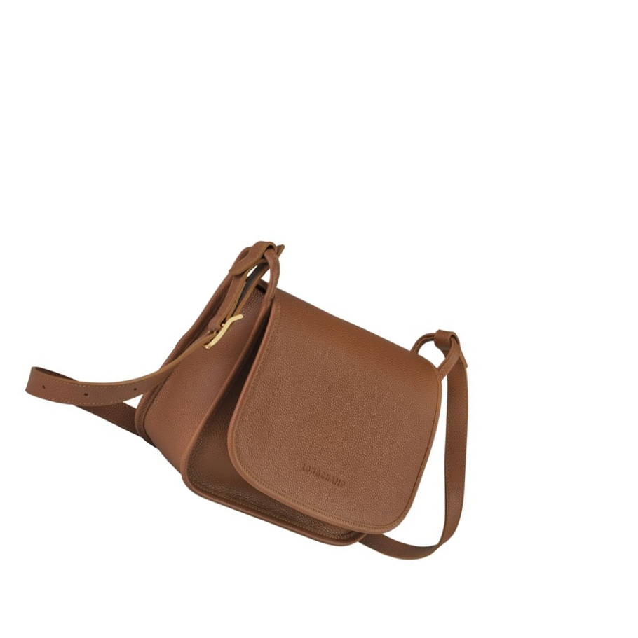 Bolsos Cruzados Longchamp Le Foulonné M Mujer Marrones | ES-DVOW506