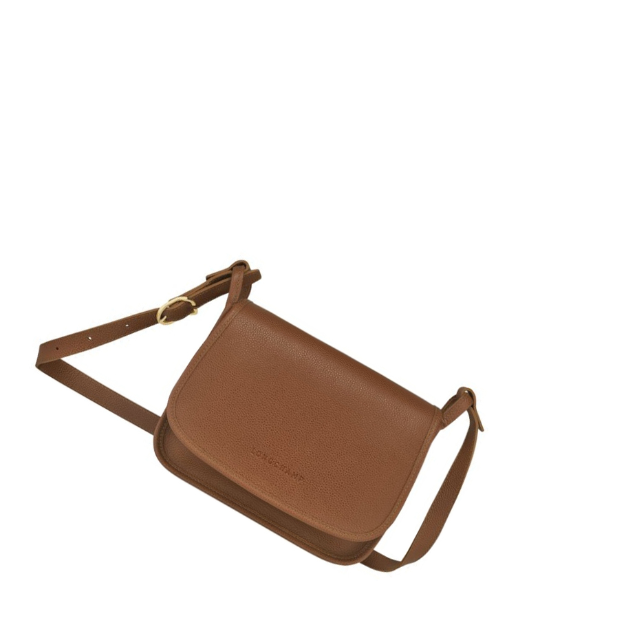 Bolsos Cruzados Longchamp Le Foulonné M Mujer Marrones | ES-DVOW506