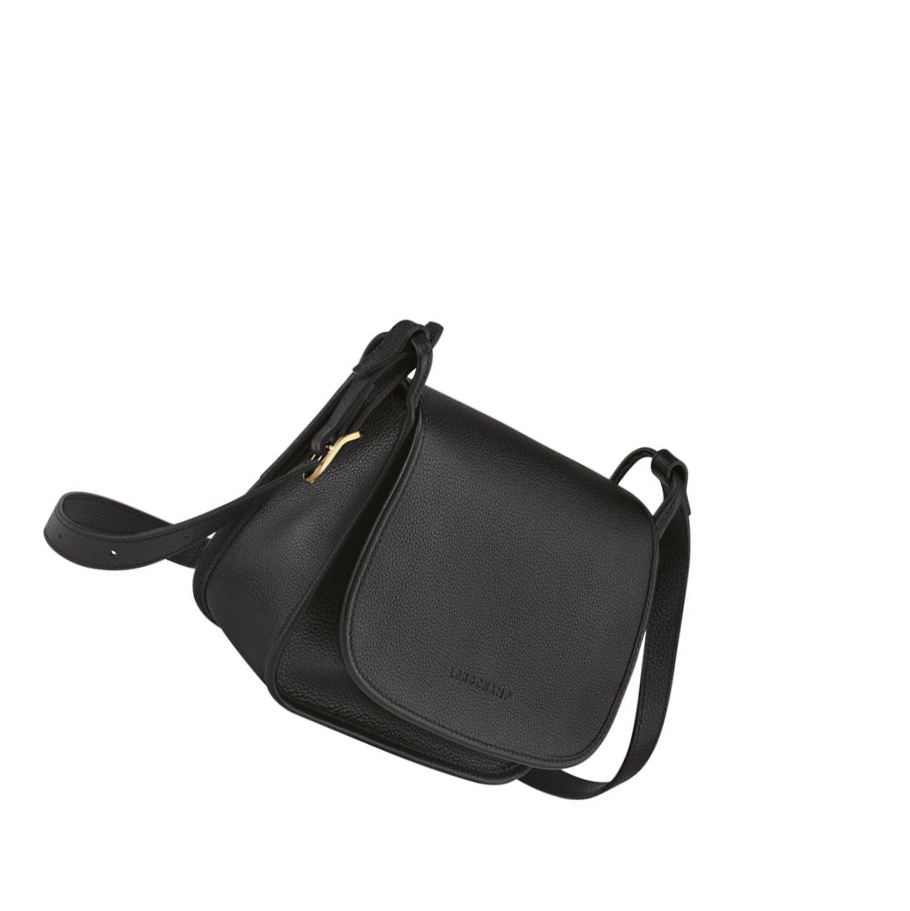 Bolsos Cruzados Longchamp Le Foulonné M Mujer Negras | ES-HOCA947
