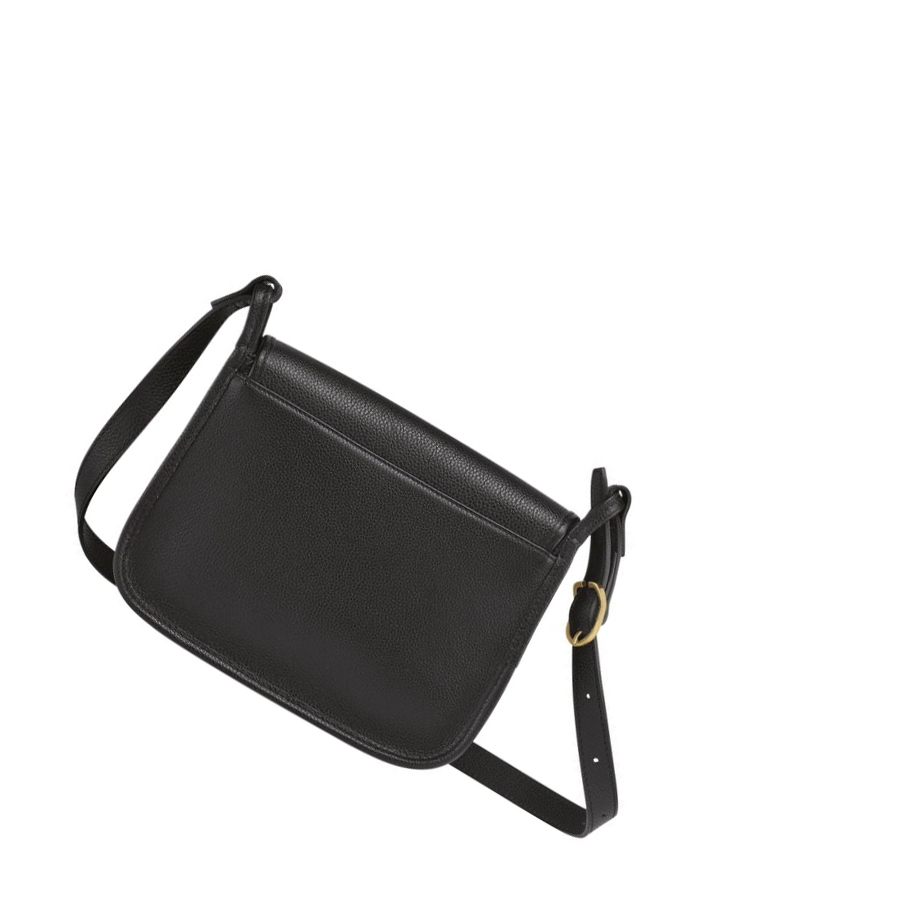 Bolsos Cruzados Longchamp Le Foulonné M Mujer Negras | ES-HOCA947