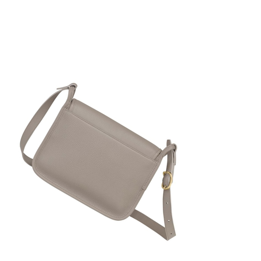 Bolsos Cruzados Longchamp Le Foulonné M Mujer Gris | ES-PHXO769