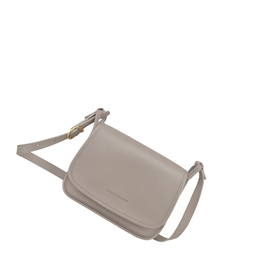 Bolsos Cruzados Longchamp Le Foulonné M Mujer Gris | ES-PHXO769