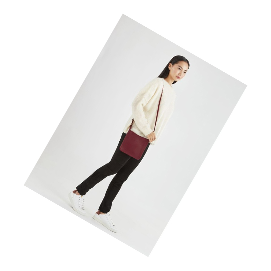 Bolsos Cruzados Longchamp Le Foulonné S Mujer Rojas | ES-EYFG820
