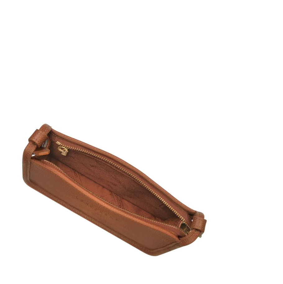 Bolsos Cruzados Longchamp Le Foulonné S Mujer Marrones | ES-GYNS531