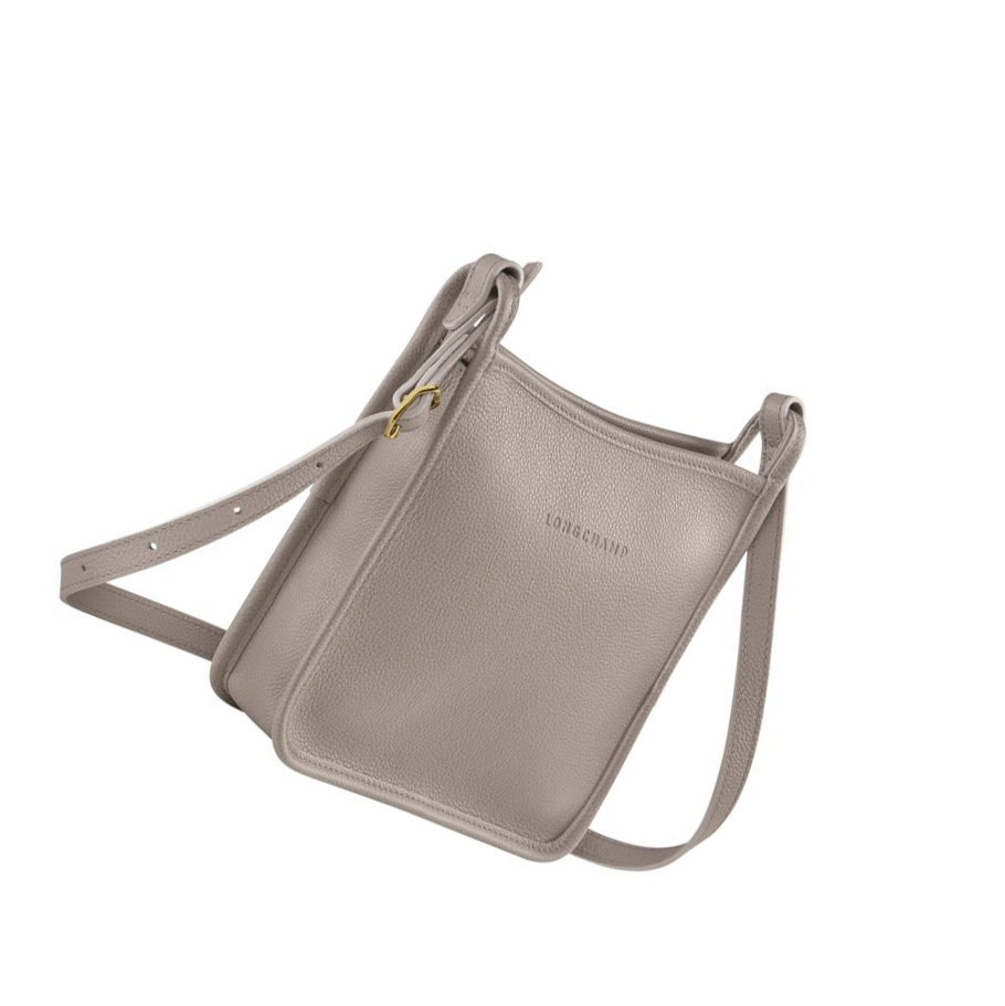 Bolsos Cruzados Longchamp Le Foulonné S Mujer Gris | ES-HBWC172