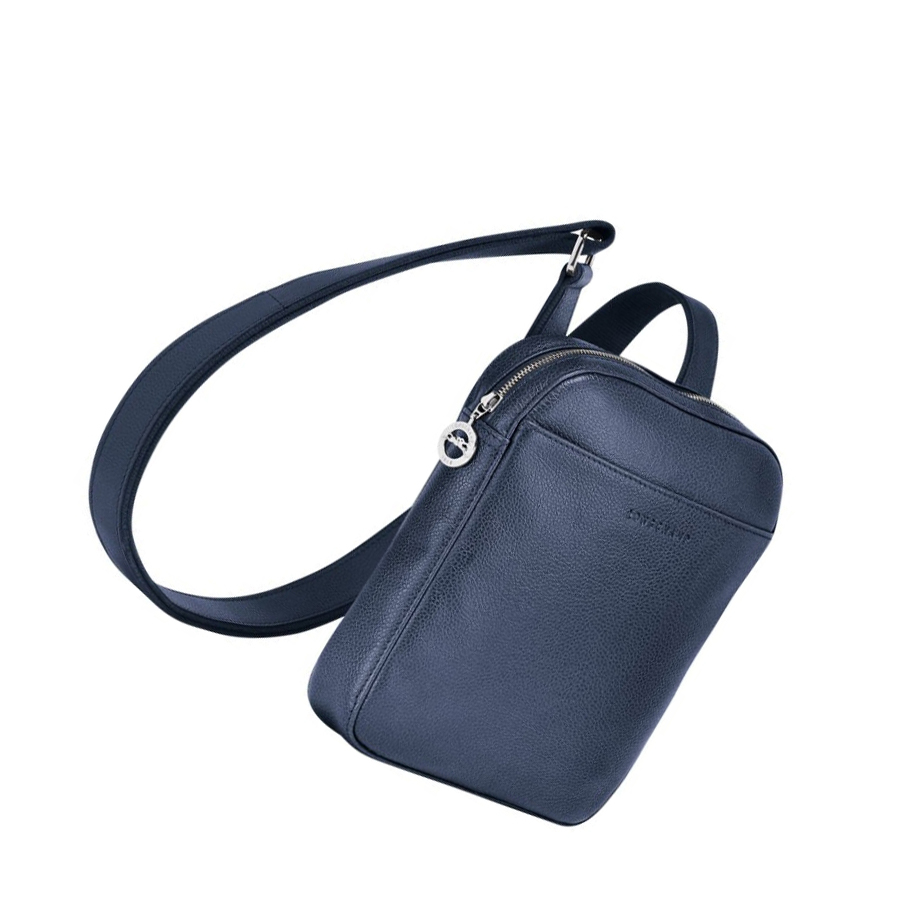 Bolsos Cruzados Longchamp Le Foulonné S Hombre Azul Marino | ES-KYPL279
