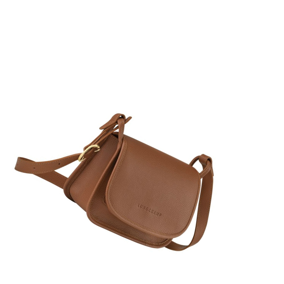 Bolsos Cruzados Longchamp Le Foulonné S Mujer Marrones | ES-LENJ182
