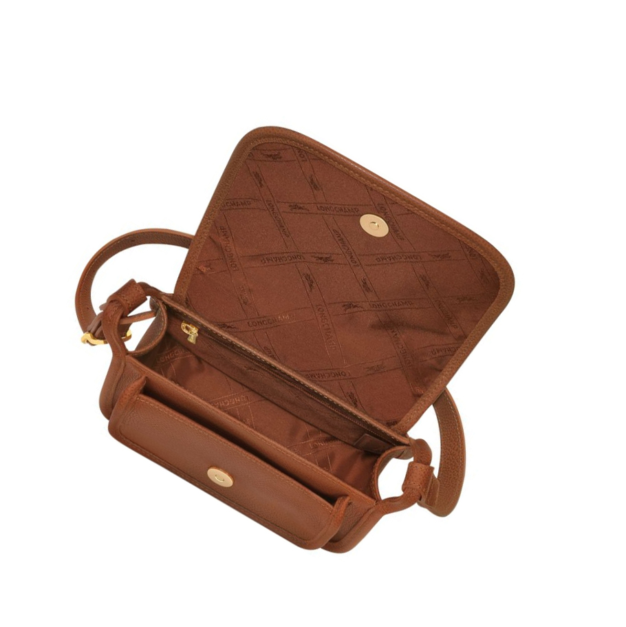 Bolsos Cruzados Longchamp Le Foulonné S Mujer Marrones | ES-LENJ182