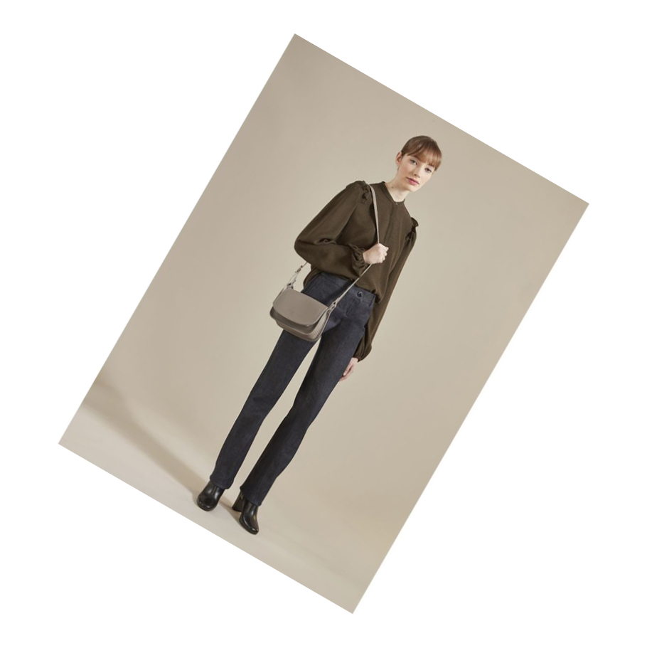 Bolsos Cruzados Longchamp Le Foulonné S Mujer Gris | ES-VTXH571