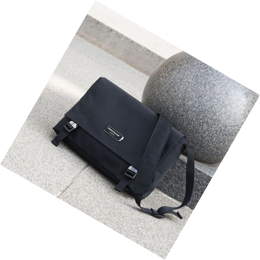 Bolsos Cruzados Longchamp Le Pliage Energy M Hombre Negras | ES-DCHR268
