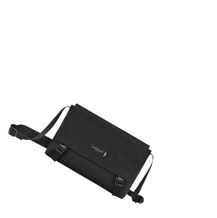 Bolsos Cruzados Longchamp Le Pliage Energy M Hombre Negras | ES-DCHR268