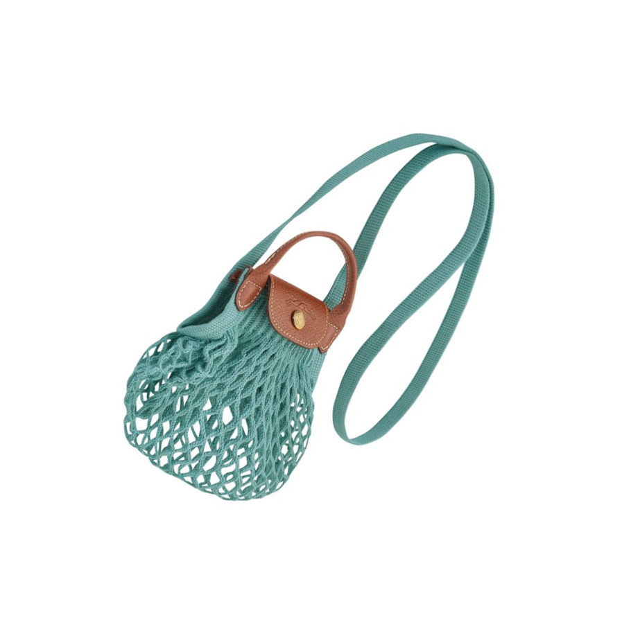 Bolsos Cruzados Longchamp Le Pliage Filet XS Mujer Azules | ES-SIBK217