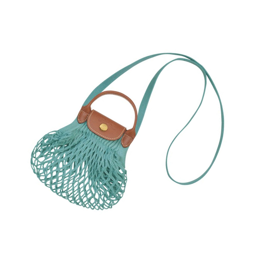 Bolsos Cruzados Longchamp Le Pliage Filet XS Mujer Azules | ES-SIBK217