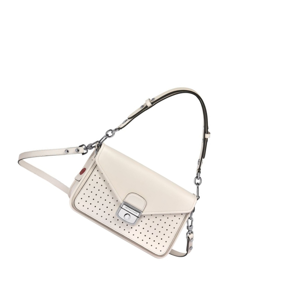 Bolsos Cruzados Longchamp Mademoiselle S Mujer Beige | ES-KJED182