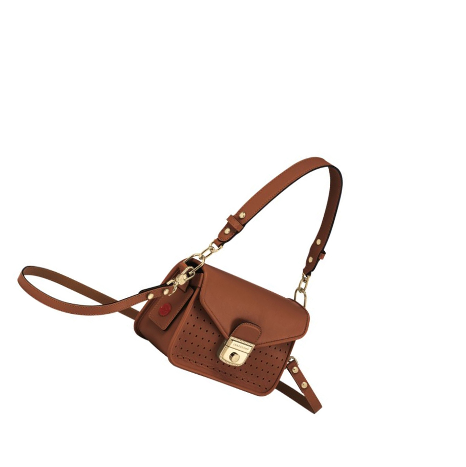 Bolsos Cruzados Longchamp Mademoiselle XS Mujer Marrones | ES-MYFL789