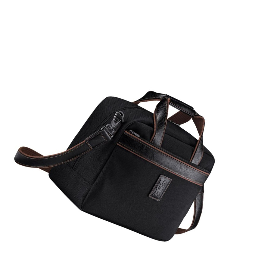 Bolsos De Viaje Longchamp Boxford Hombre Negras | ES-DQVI054