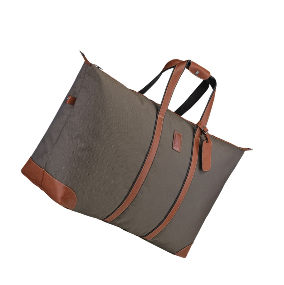Bolsos De Viaje Longchamp Boxford Hombre Marrones | ES-FLUA203