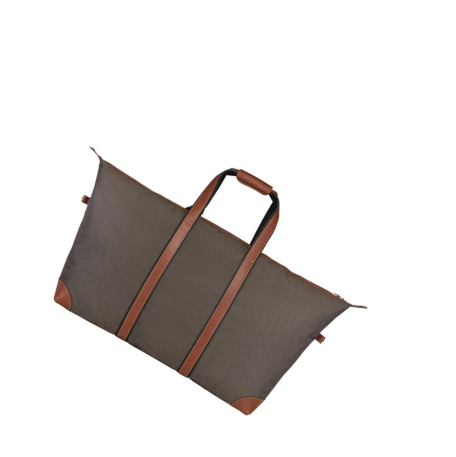 Bolsos De Viaje Longchamp Boxford Hombre Marrones | ES-FLUA203