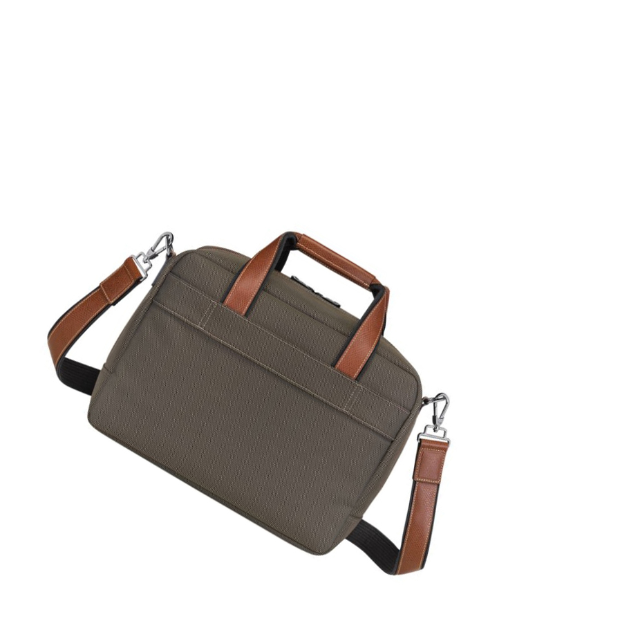 Bolsos De Viaje Longchamp Boxford Hombre Marrones | ES-JIDV574