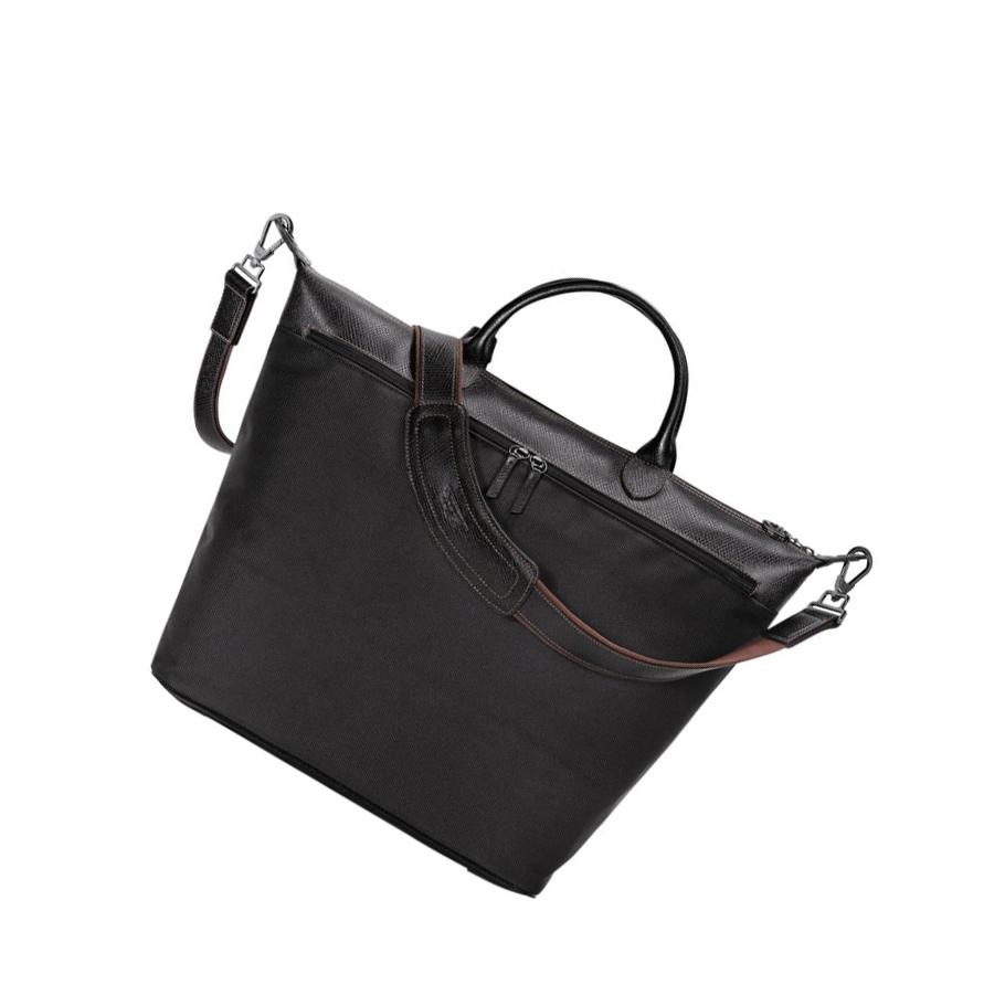 Bolsos De Viaje Longchamp Boxford Hombre Negras | ES-MRZA641