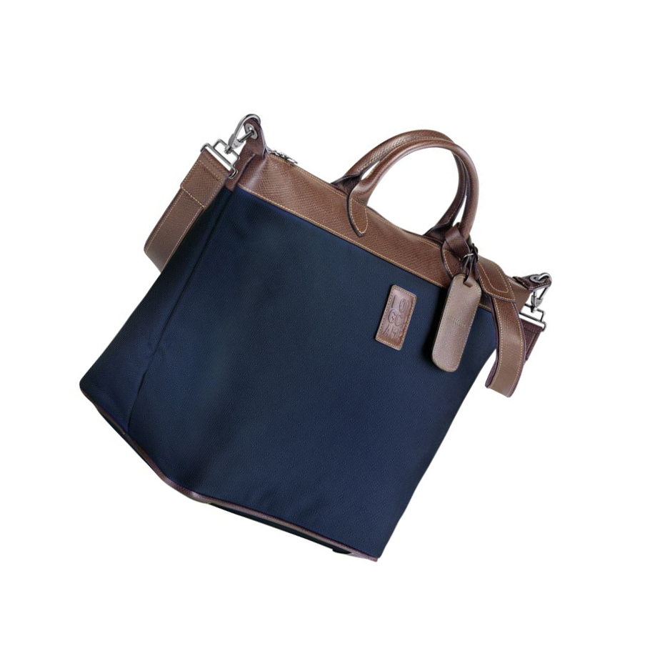 Bolsos De Viaje Longchamp Boxford Hombre Azul Marino | ES-XCTY235