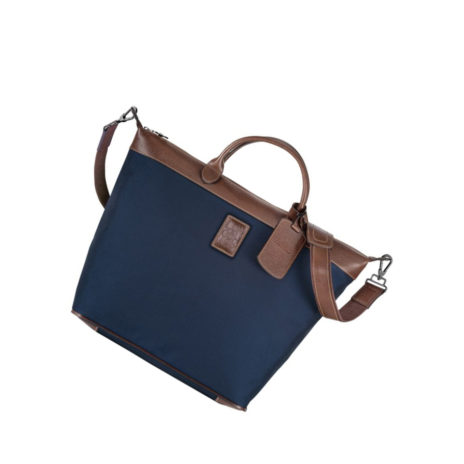 Bolsos De Viaje Longchamp Boxford Hombre Azul Marino | ES-XCTY235