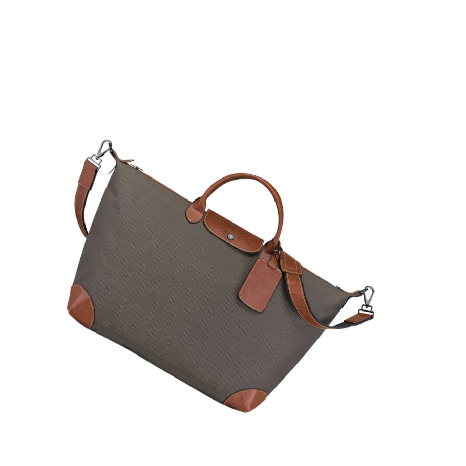 Bolsos De Viaje Longchamp Boxford L Mujer Marrones | ES-NPAG539