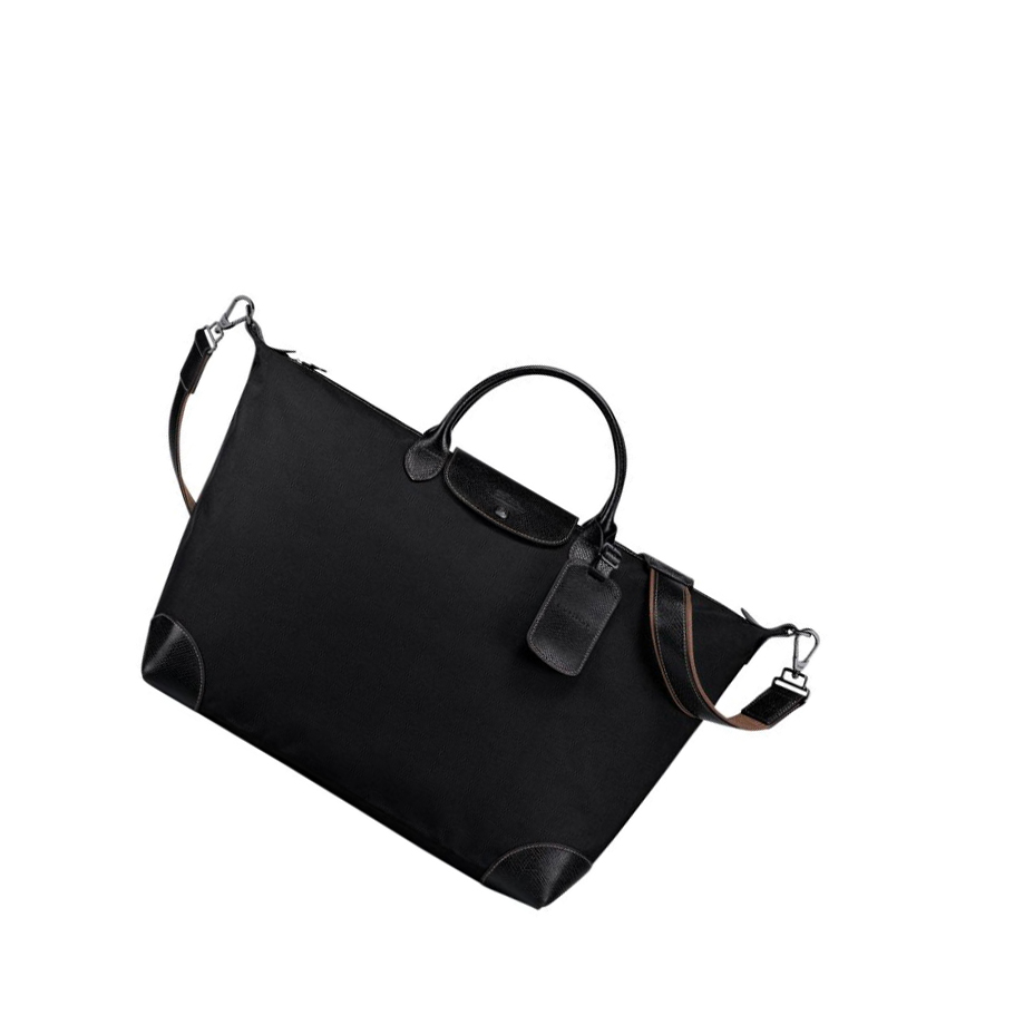 Bolsos De Viaje Longchamp Boxford L Mujer Negras | ES-ZXWM072