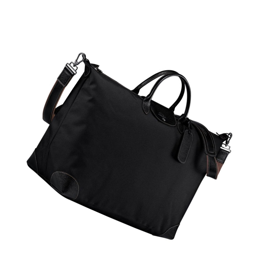 Bolsos De Viaje Longchamp Boxford XL Hombre Negras | ES-PJQR417