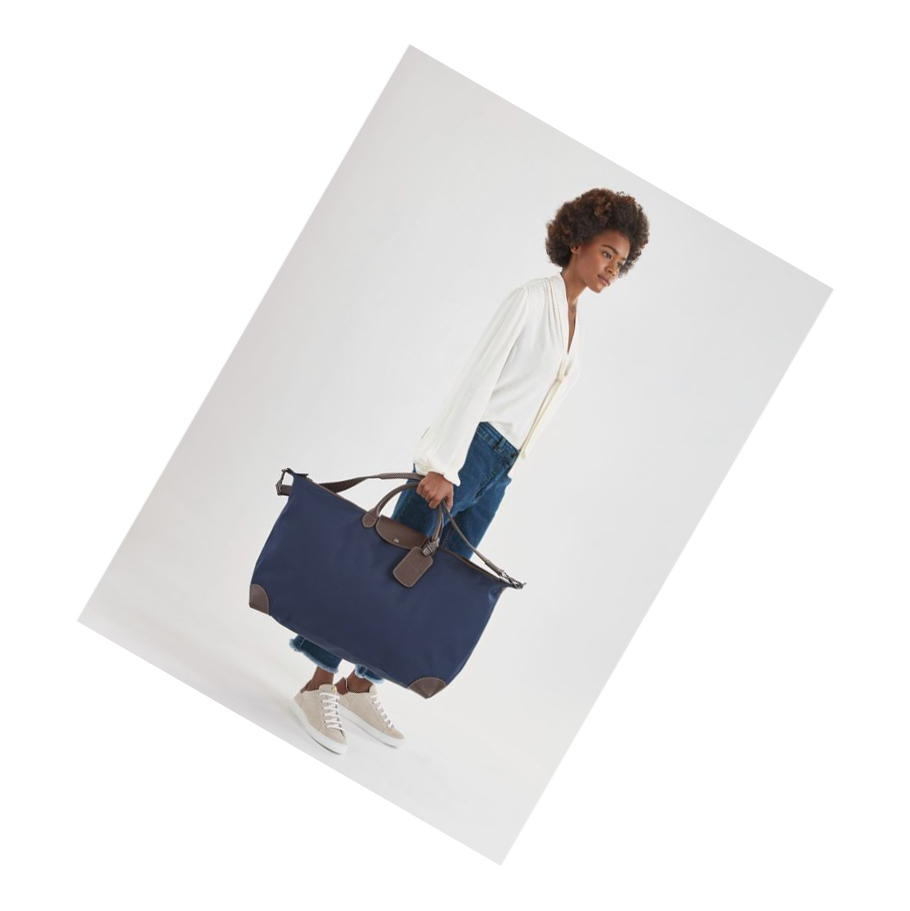 Bolsos De Viaje Longchamp Boxford XL Hombre Azul Marino | ES-UMNZ756