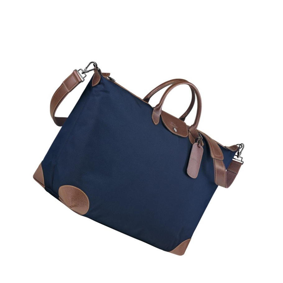 Bolsos De Viaje Longchamp Boxford XL Hombre Azul Marino | ES-UMNZ756