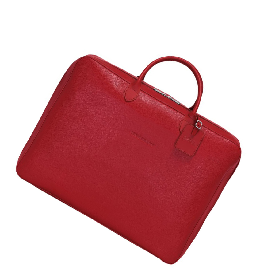 Bolsos De Viaje Longchamp Le Foulonné Hombre Rojas | ES-LTNP243