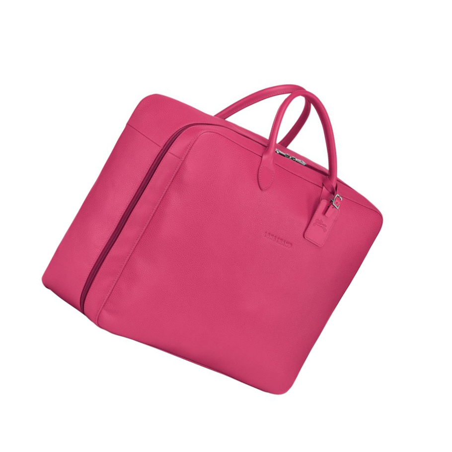 Bolsos De Viaje Longchamp Le Foulonné Hombre Rosas | ES-YOXM143