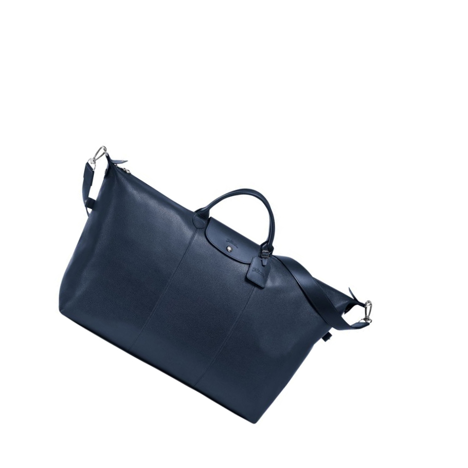 Bolsos De Viaje Longchamp Le Foulonné L Mujer Azul Marino | ES-PINL927