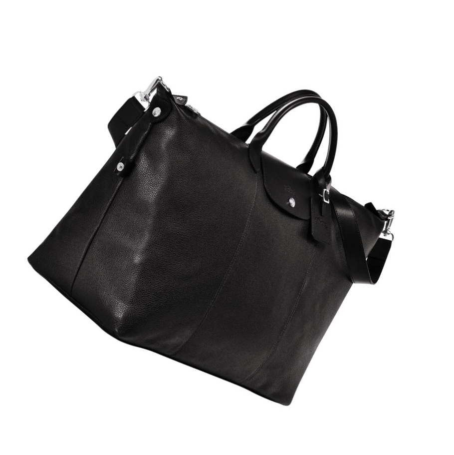 Bolsos De Viaje Longchamp Le Foulonné XL Mujer Negras | ES-QXDC086
