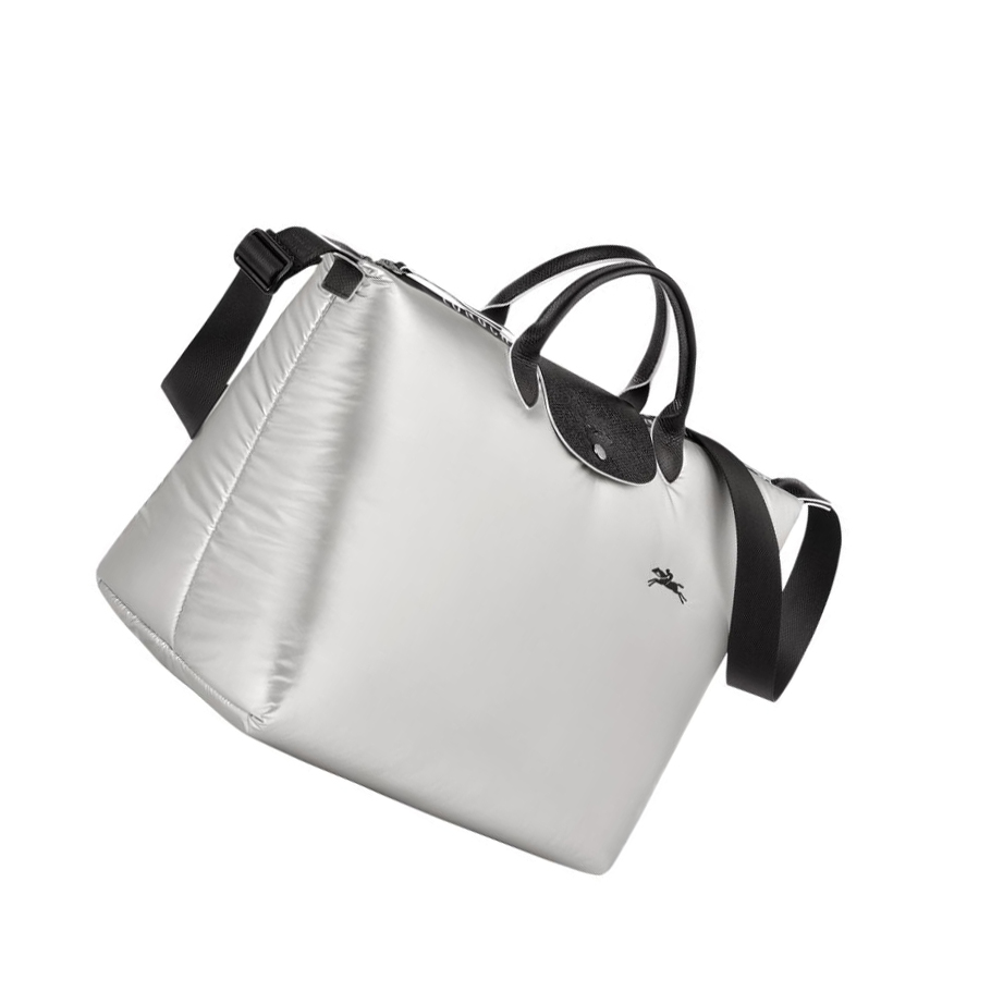 Bolsos De Viaje Longchamp Le Pliage Alpin Hombre Plateadas | ES-DOXE254