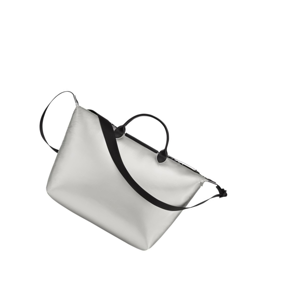 Bolsos De Viaje Longchamp Le Pliage Alpin Hombre Plateadas | ES-DOXE254