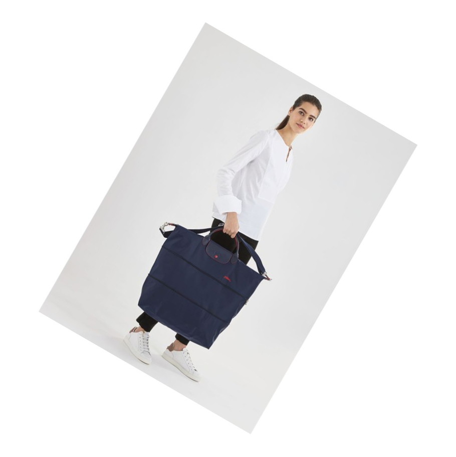 Bolsos De Viaje Longchamp Le Pliage Club Hombre Azul Marino | ES-IOZL069