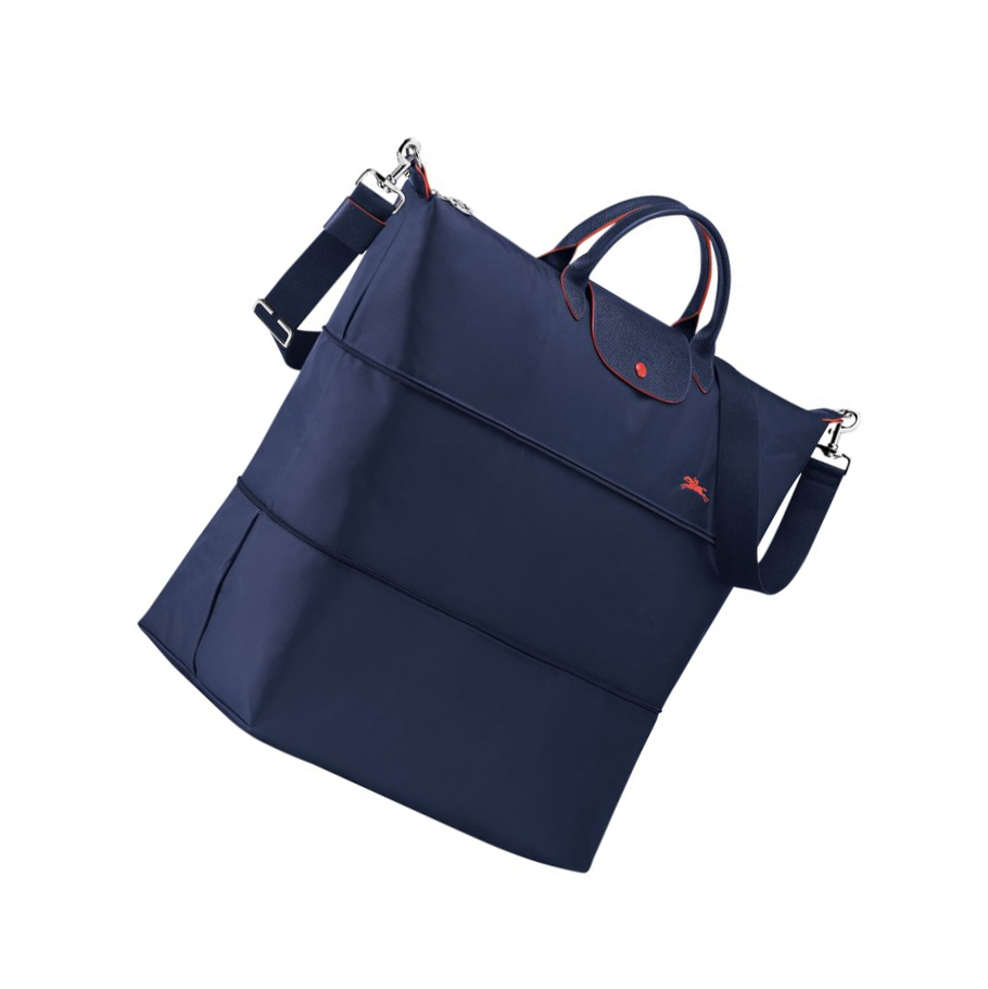 Bolsos De Viaje Longchamp Le Pliage Club Hombre Azul Marino | ES-IOZL069