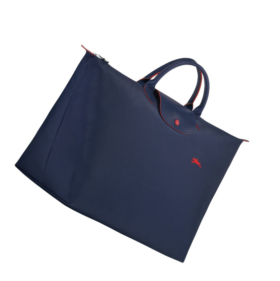Bolsos De Viaje Longchamp Le Pliage Club L Mujer Azul Marino | ES-IQWN145