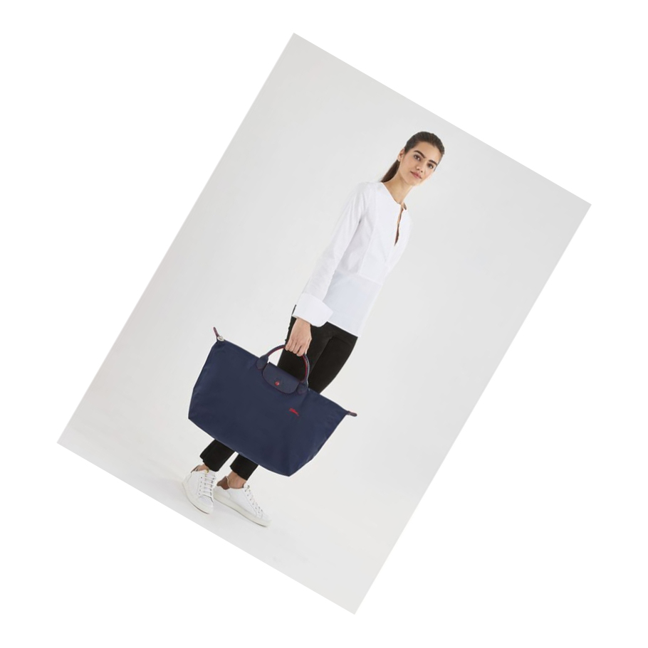 Bolsos De Viaje Longchamp Le Pliage Club L Hombre Azul Marino | ES-KNOS438