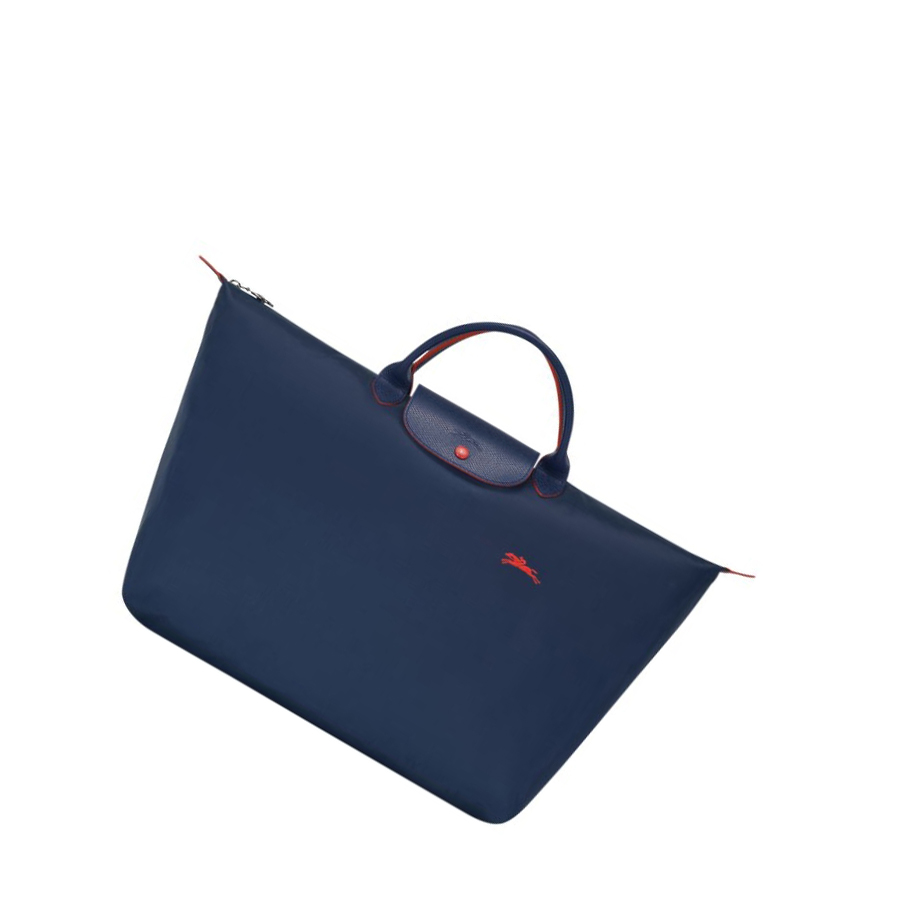 Bolsos De Viaje Longchamp Le Pliage Club L Hombre Azul Marino | ES-KNOS438