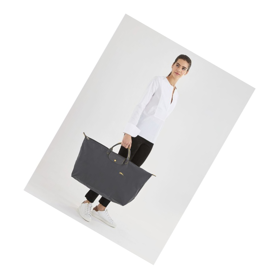 Bolsos De Viaje Longchamp Le Pliage Club XL Mujer Gris | ES-RQZP931
