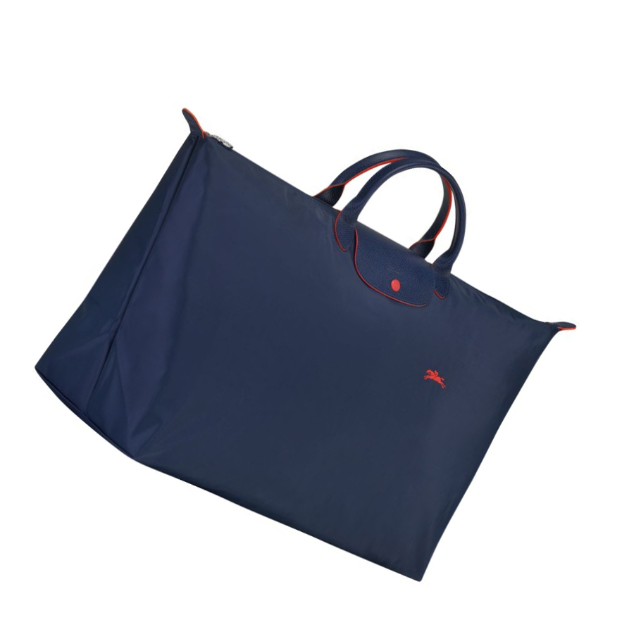 Bolsos De Viaje Longchamp Le Pliage Club XL Hombre Azul Marino | ES-UEZP680