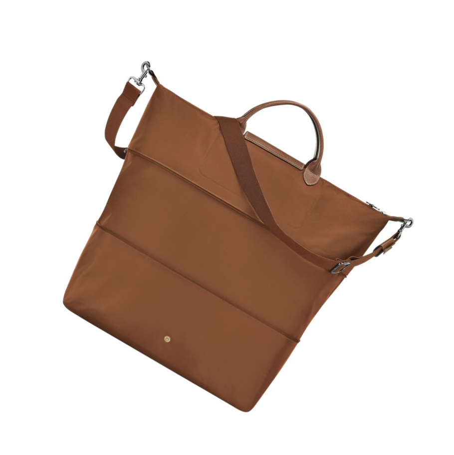 Bolsos De Viaje Longchamp Le Pliage Hombre Marrones | ES-AQDB138