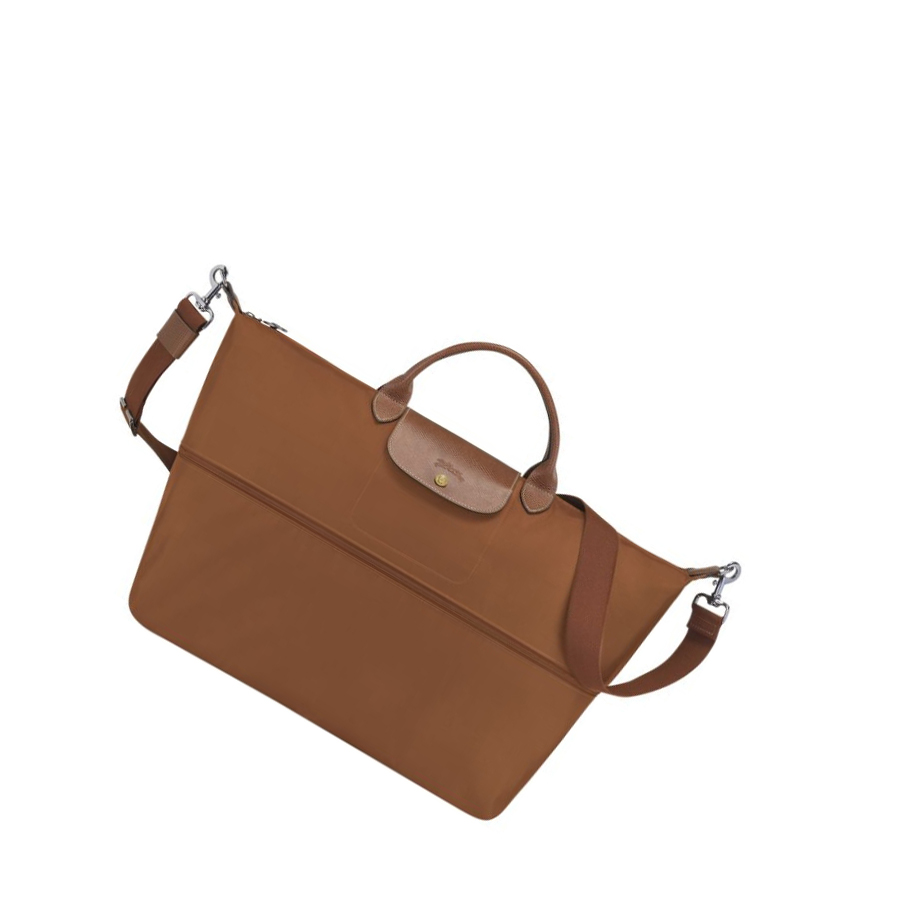 Bolsos De Viaje Longchamp Le Pliage Hombre Marrones | ES-AQDB138